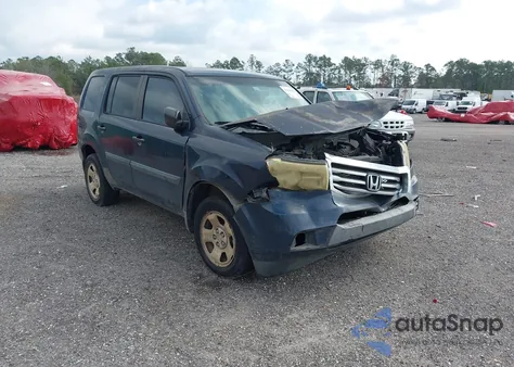 2012 Honda Pilot Lx from USA, damaged, VIN 5FNYF3H22CB029269